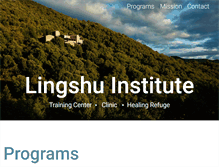 Tablet Screenshot of lingshuinstitute.org
